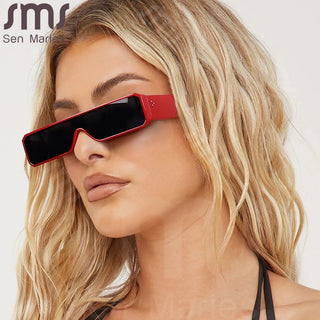 Steampunk Small Frames Rectangle Sunglasses Women Men Fashion Brand Designer Sun Glasses Trendy Punk UV400 Shades Eyewear Oculos
