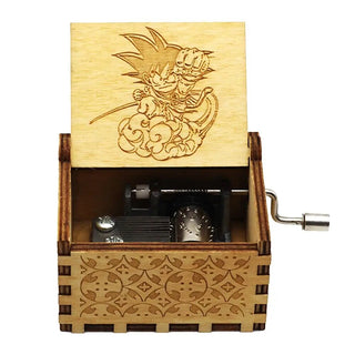 Hot Wooden Hand Crank Music Box 🎶