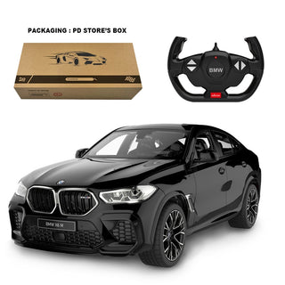 NEW BMW X6 M RC Car 1:14 Scale Remote Control Car Model Radio Controlled Auto Machine Vehicle Toy Gift for Kids Adults Rastar