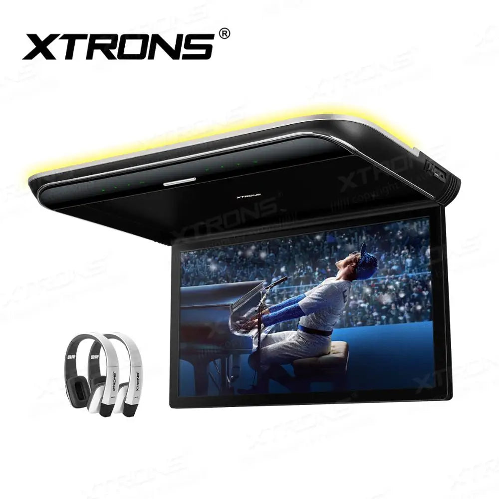 XTRONS 19.5" Car Roof Monitor Car TV Player with HD Digital TFT Screen Ultra-thin  Speaker Support 1080P Video USB AV Input