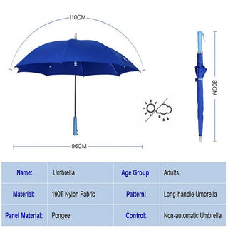 LED Light Transparent Unbrella For Environmental Gift Shining Glowing Umbrellas Party Activity props Long Handle Umbrellas