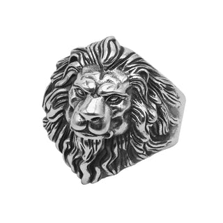 Retro Lion Domineering Ring Prairie King Men