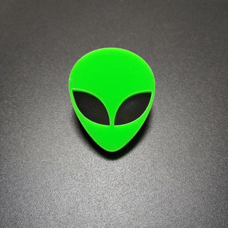 KUGUYS Green E.T  Aliens Rings for Women Men Adjustable Acrylic Fashion Cute Jewelry Accessories