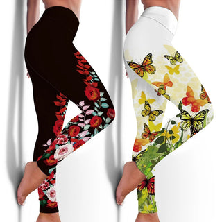 Gym Sports Leggings For Women Seamless Leggings Training Running Yoga Fitness Pants Colorful Print Gym Trousers Tight Sportswear