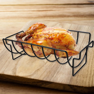 Non-stick Steak Rack Holders Stand Roasting Rib Rotisserie Barbecue Grill Rack BBQ Tool Accessorie For Household Outdoor Camping