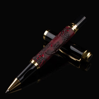 Retro Luxury Dragon Roller Ballpoint Pen High Quality School Office Business Metal Ball Pens Writing Stationery Gifts Statione