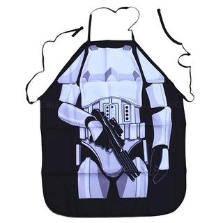 wholesale  Party Product Funny for WAR vader White Warrior  Apron Character Costume Apron Cooking apron Party funny Apron