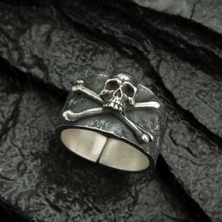 Retro Personality Gothic Pirate Skull Rings for Men Women Hip Hop Rock Party Biker Jewelry