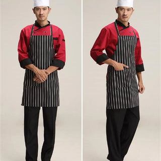 Chef Apron Oil Cooking Can Hang Neck Pinafore Kitchen Coffee Store Hotels Men And Women Pinafore