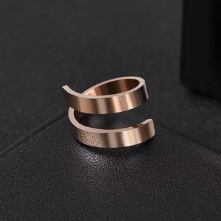 2021 Hiphop Rock DoubleLayer Ring for Men Women  Stainless Steel Rings Male Female Jewelry Wedding Couple Gift