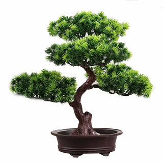 Simulation Potted Plant Decorative Bonsai Home Office Decor Pine Tree DIY Ornament Lifelike Accessory Artificial Bonsai Gift