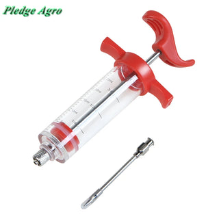 Meat Injection Syringe Plastic Red Wine Churrasco Barbacoa Barbeque Cooking Turkey Needle Kitchen Tools Free Shiping