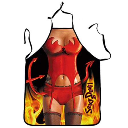 Funny Apron Decoration Apron for Sanitary Cleaning Women Men Dinner Party Cooking Apron Kitchen Accessories