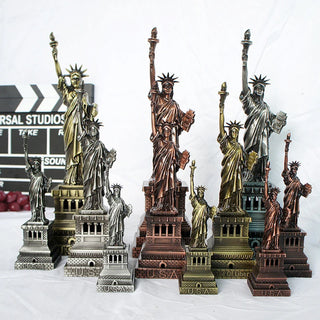 Souvenirs USA Statue of Liberty Metal Decoration Ornaments Model Home Office Decor Decorative Crafts Figurines Miniatures Gift