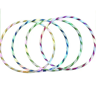 Sport Hoop loose weight materiel sport fitness hoop equipment yoga Circle 90CM 7Color aro LED Flashing Sport body building Ring