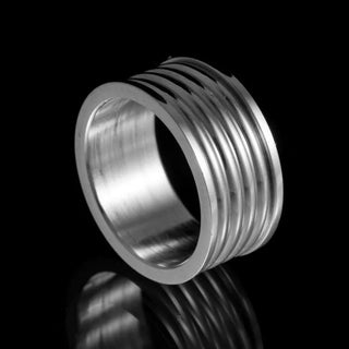 10MM Wide Trendy Stainless Steel Ring For Woman And Man