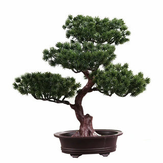 Simulation Potted Plant Decorative Bonsai Home Office Decor Pine Tree DIY Ornament Lifelike Accessory Artificial Bonsai Gift