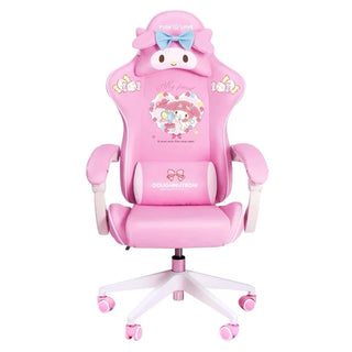 2023 New WCG Gaming Chair Girl Cute Cartoon Computer Chair Office Home Swivel Lift Adjustable Chair