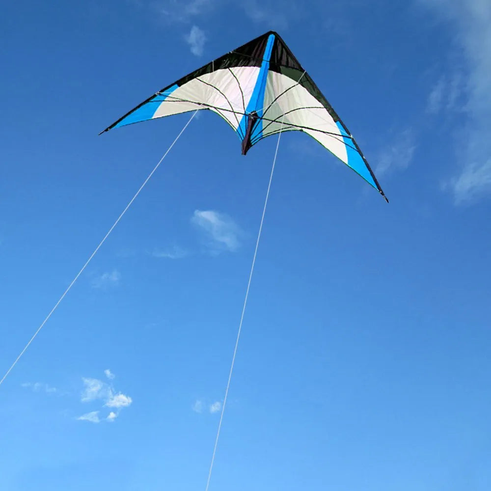 NEW Arrive 48 Inch Blue Professional Dual Line Stunt Kite With Handle And Line Good Flying Factory Outlet