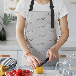 Boobs Apron Kitchen Household Cleaning Pinafore Baking Accessories Cooking Apron Kitchen Aprons for Woman