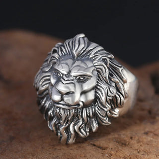 Retro Lion Domineering Ring Prairie King Men