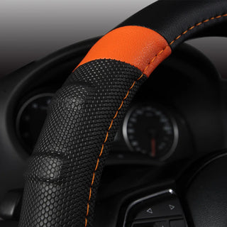 Car Steering Wheel Cover With Ring AY10038 Breathable Non Slip Universal 38cm/15 inch FOR HYUNDAI For nissan For MAZDA CX5