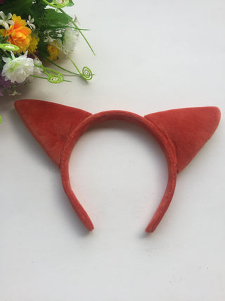 Fox Fawn Ears Lovely Cartoon Animal Cloth Headband Cute Girls Boys Festival Fantastic Hair Accessories for Women Hair Band