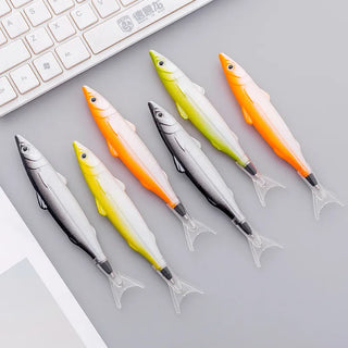 1 Piece Cute Kawaii Sea Fish Stationery Creative Ballpoint Pen Office School Supply Novelty Funny Lovely Pens