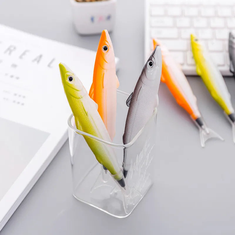 1 Piece Cute Kawaii Sea Fish Stationery Creative Ballpoint Pen Office School Supply Novelty Funny Lovely Pens