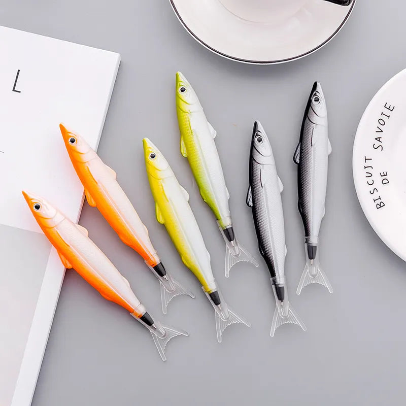 1 Piece Cute Kawaii Sea Fish Stationery Creative Ballpoint Pen Office School Supply Novelty Funny Lovely Pens