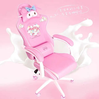 2023 New WCG Gaming Chair Girl Cute Cartoon Computer Chair Office Home Swivel Lift Adjustable Chair