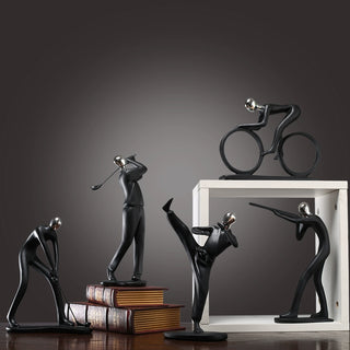 Nordic Style Figure Sculpture Decorations Small Ornaments Modern Minimalist Furnishings TV Wine Cabinet Furnishings Abstract Crafts