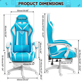 High Quality Gaming Chair RGB Light Office Chair Gamer Computer Chair Ergonomic Swivel Chair 2 Point Massage Gamer Chairs