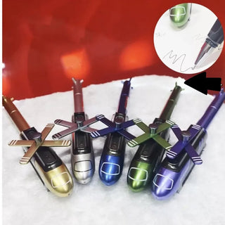 4 Pcs Gel Pen Stationery Creative Deformable Special helicopter Cute