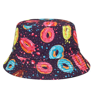 2023 Fashion Adult Bucket Hat Fisherman Hat Reversible Fishing Hat Graffiti Bob Caps Hip Hop Gorros Men Women