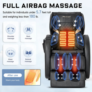 2023 Massage Chair Recliner with Zero Gravity, Full Body Massage Chair with Heating, Airbags, Easy to Use at Home and in The Off