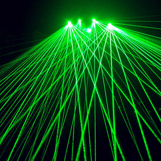 Laser Gloves Rechargeable Powered Laser Lamp Stage Light Dancing Stage DJ Party Shows LED Luminous Gloves Green Red Laser