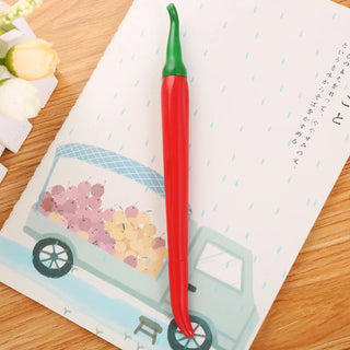 3 Pieces Cute Cartoon Kawaii Chili Paprika Vegetables Pen Creative School Office Gel Pens Gift Supplies Stationery