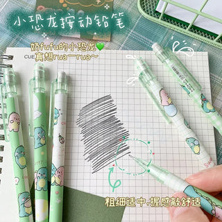 6 Piece Lovely Pattern Mechanical Pencil for Writing Students Stationery Creative Gift School Supplies