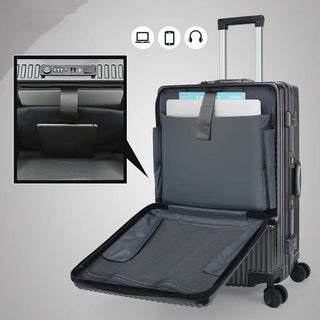 Large-capacity Suitcase Password Box Luggage Travel Men