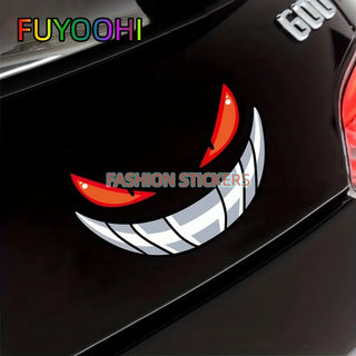 D-Eyes Car Decals Expression Sticker Electric Motorcycle Head Reflective Sticker Waterproof Decorative Sticker