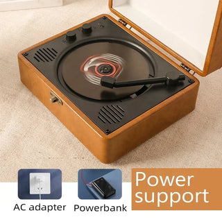 High Quality Retro CD Player Built-in Speaker Bluetooth Professional Fever Portable Lossless Stereo CD Player USB Play CD Player