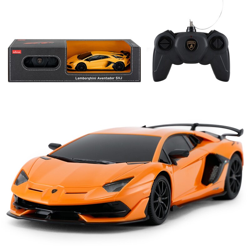 Lamborghini Aventador SVJ RC car 1:24 Scale Remote Control Toy Radio Controlled Car Model Auto Machine Gift for Kids Adults