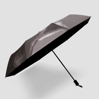 Black Cat Umbrella Men Fashion Creative Automatic Umbrella 3 Folding Sun Umbrella UV Protection Sombrinha