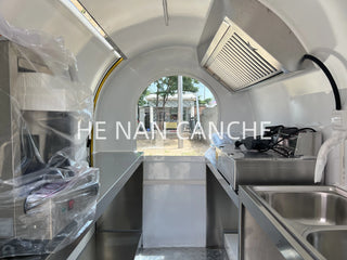 carritos de comida fast food track mobile bbq smoker concession food trailer Food Truck Van with Full Kitchen Equipment