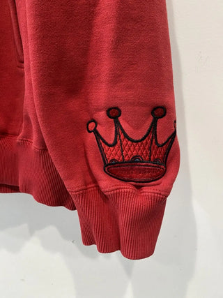 2024 New American Sweatshirt Men Women Vintage Red JNCO Crown Embroidered Hoodie Y2K Harajuku Hip Hop Joker Unisex Loose Hoodies