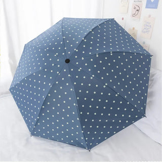 Sun Shade and UV Protection Sun Umbrella Small Fresh Vinyl Folding Umbrella