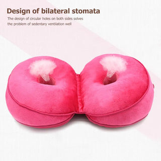 Dropshipping Dual Comfort Orthopedics Hemorrhoids Seat Cushion Memory Foam Car Rebound Cushion Office Chair Breathable Pillow