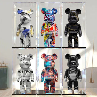 bearbrick statue Bear Statues and Sculptures Figure Ornaments Nordic Room home Decor Figurines for Interior easter decoration