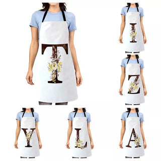 Aesthetic Women kitchen apron kids original Children Waterproof girl fashionable custom letter man waiter work apron oil proof